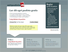 Tablet Screenshot of mitpasfoto.dk